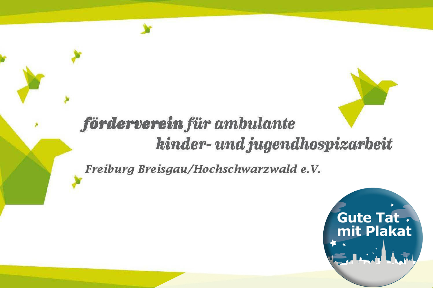 Für ambulante Kinder- und Jugendhospizarbeit Freiburg